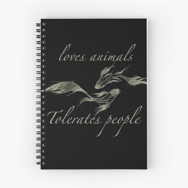Item preview, Loves animals tolerates people pisces designed and sold by Mothartink.