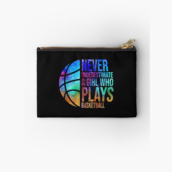 Item preview, Never Underestimate A Girl Who Plays Basketball designed and sold by larryscott84.