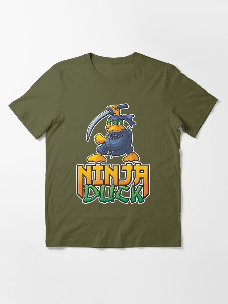 Creative & Funny Duck Shirt Dunin Ninja Duck Ninja T-Shirt M