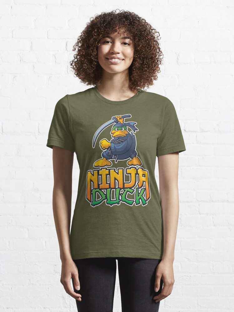 Creative & Funny Duck Shirt Dunin Ninja Duck Ninja T-Shirt M