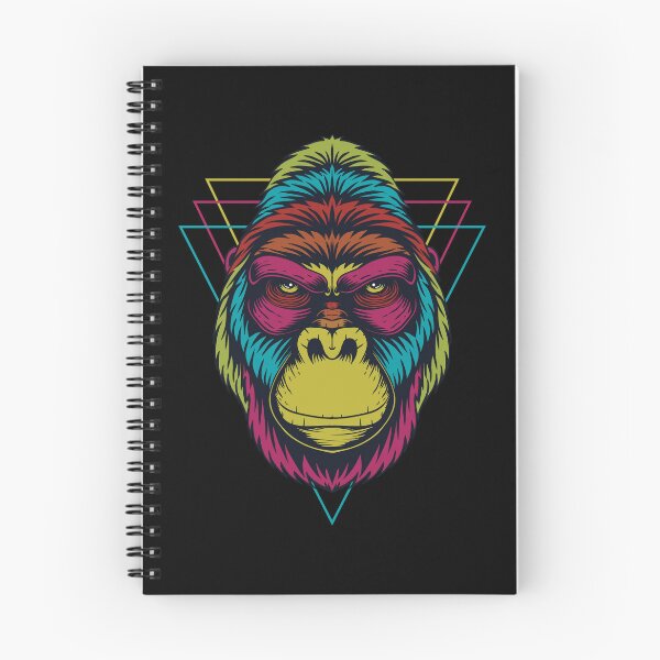 Item preview, Cool Gorilla Head Mascot Cartoon Illustration - Trendy Colorful Hipster Gorilla Tee Design Gift Idea For Gorilla Lovers  designed and sold by Prince - Bestseller ★★★★★.