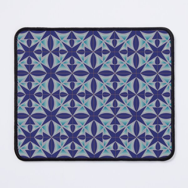 Item preview, Blue distortion Lisbon Portugal tile pattern designed and sold by arkantus.