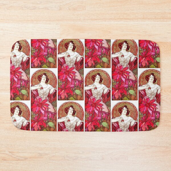 Artikelvorschau, Illustration Schöne berühmte Schauspielerin mit rosa Blumen entworfen und verkauft von ManifestoDesign.