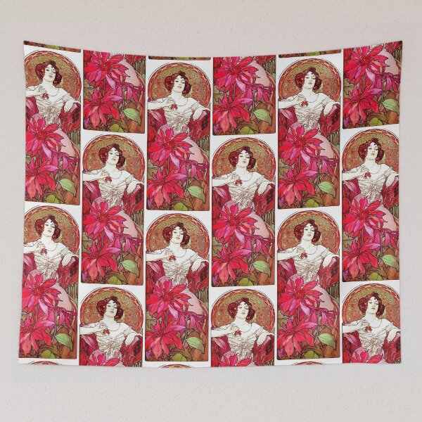 Artikelvorschau, Illustration Schöne berühmte Schauspielerin mit rosa Blumen entworfen und verkauft von ManifestoDesign.