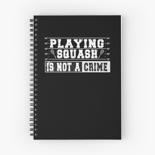 Item preview, Playing Squash is not a crime - Squash Player designed and sold by dJ-Design.