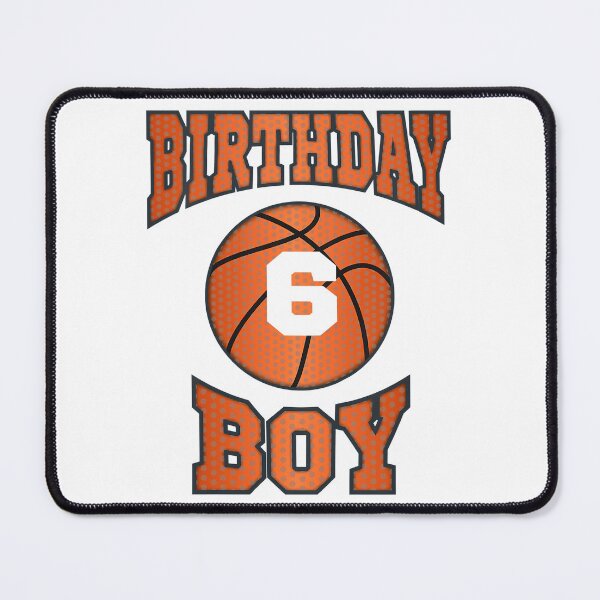 Item preview, 6 Years Old Boy Birthday Basketball designed and sold by larryscott84.