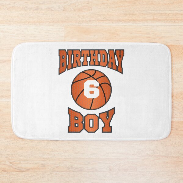 Item preview, 6 Years Old Boy Birthday Basketball designed and sold by larryscott84.