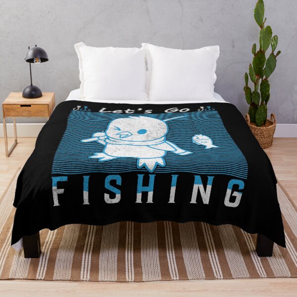 Item preview, let's go fishing-funny animals typography designed and sold by Hartics.