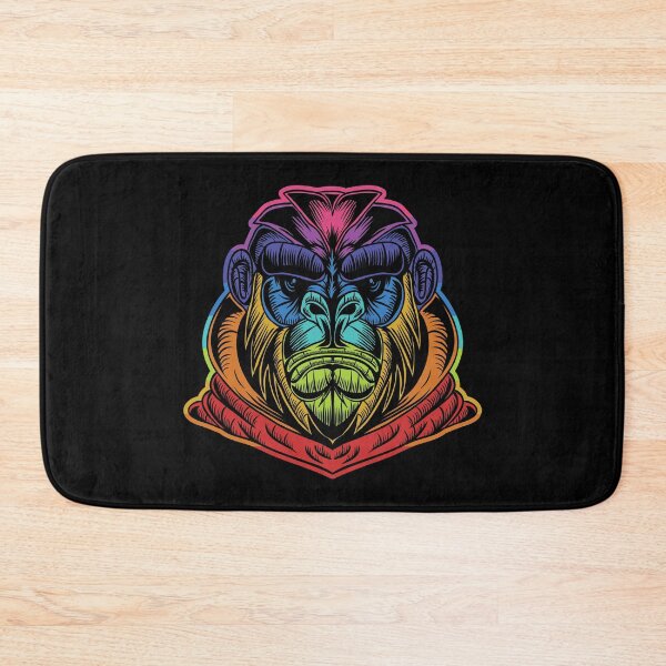 Item preview, Cool Gorilla Head Mascot Cartoon Illustration - Trendy Colorful Abstract Gorilla Tee Design Gift Idea For Gorilla Lovers  designed and sold by Prince - Bestseller ★★★★★.