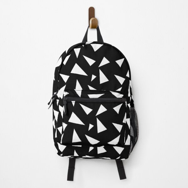 Item preview, triangles white on black designed and sold by TerenceLacey.