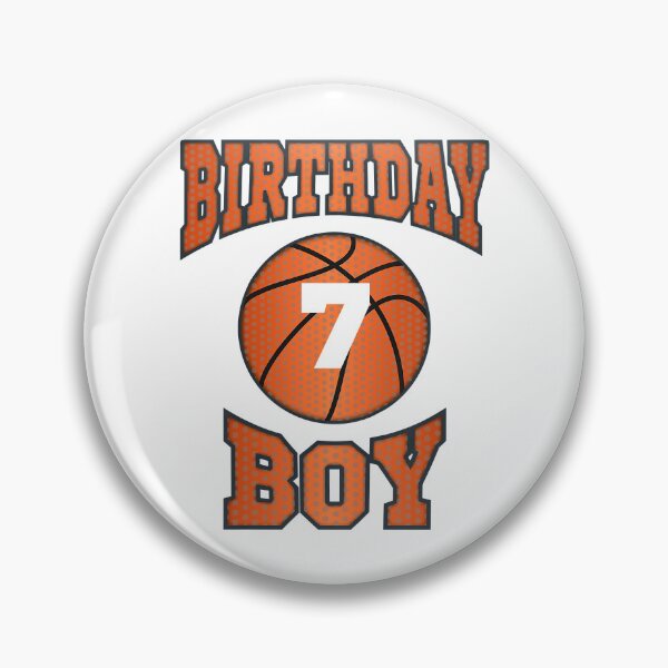 Artikelvorschau, Basketballjunge zum 7. Geburtstag, der 7 Jahre alt wird entworfen und verkauft von larryscott84.
