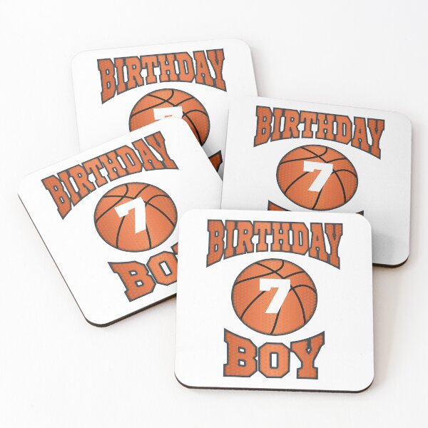 Item preview, 7th Birthday Basketball Boy Turning 7 Years Old designed and sold by larryscott84.