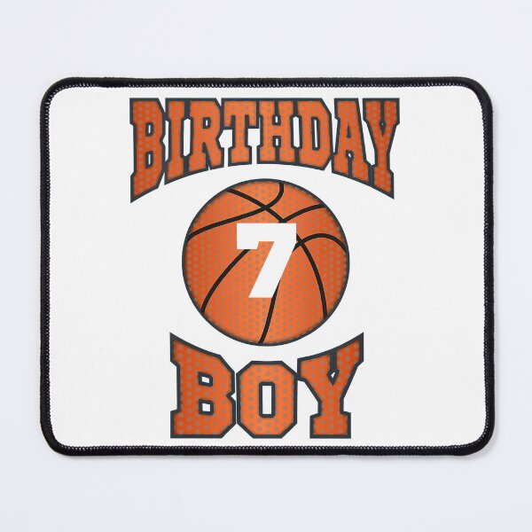 Item preview, 7th Birthday Basketball Boy Turning 7 Years Old designed and sold by larryscott84.