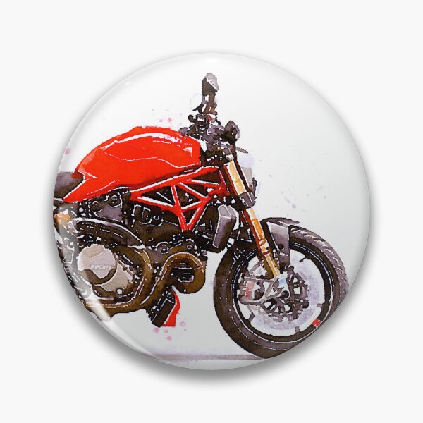 Item preview, Watercolor Naked Motorcycle - original watercolor by Vart. designed and sold by vartstudio.