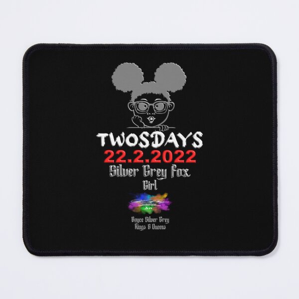 Item preview, Happy Tuesday silver grey fox girl (Light logo on Dark top) one-time event designed and sold by markyboyce247.