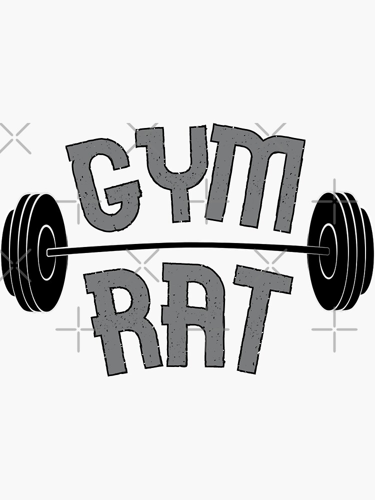 Christmas Weightlifting Gym Rat' Sticker