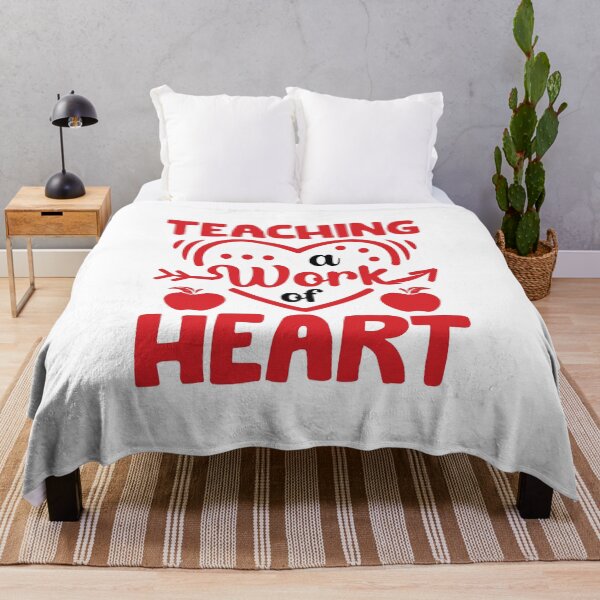 Item preview, Teaching is a Work of Heart Teacher Gift - Valentines Funny Women Men Teacher designed and sold by charaf19.