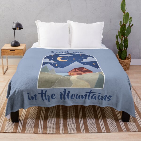 Item preview, Find me in the Mountains Watercolor designed and sold by HeySpiritAnimal.