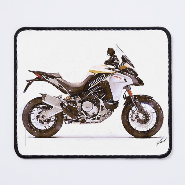 Item preview, Watercolor Adventure Enduro Italian Motorcycle - original watercolor by Vart. designed and sold by vartstudio.