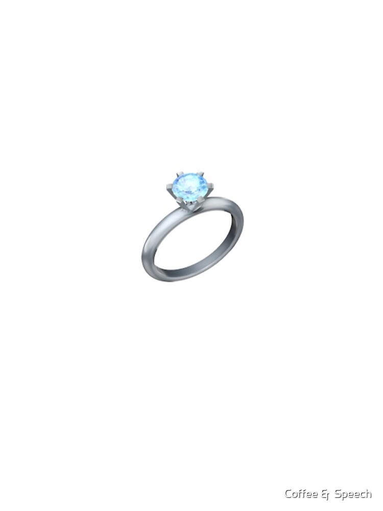 Tapering silver bough ring with blue topaz – Lireille