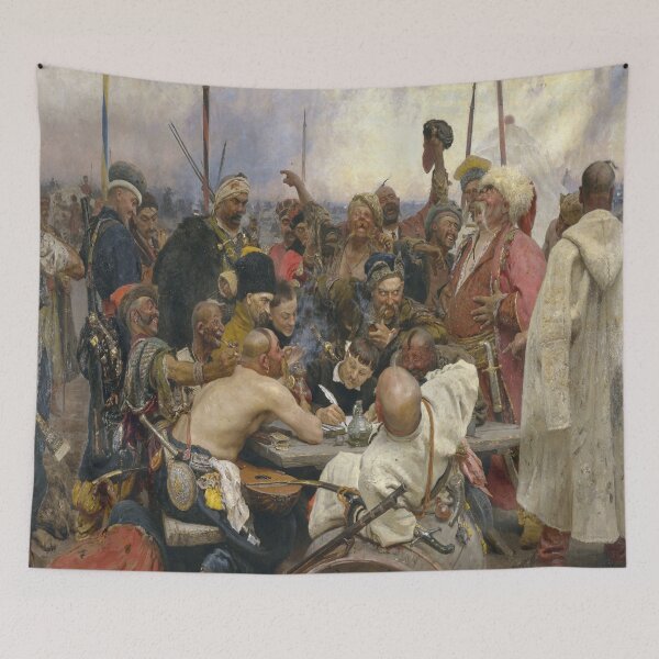 Item preview, Ilya Repin's Reply of the Zaporozhian Cossacks to Sultan Mehmed IV of Turkey designed and sold by mosfunky.