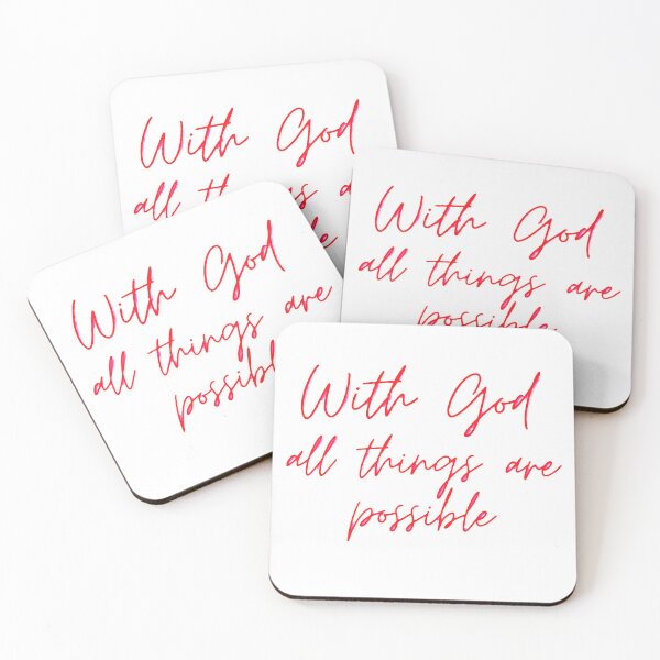 Item preview, All things are possible with God designed and sold by For-you-and-Me.