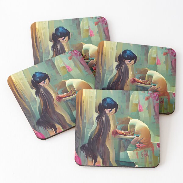 Item preview, The Girl in Butcher’s Bathroom designed and sold by PlacidHinds.