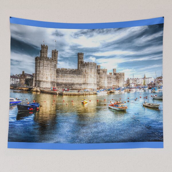Item preview, Caernarfon Castle At Dusk designed and sold by Paul Thompson Photography.