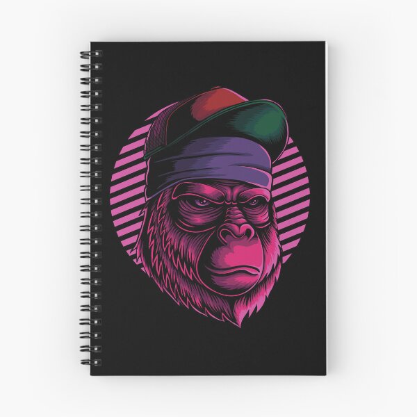 Item preview, Cool Gorilla Head Mascot Cartoon Illustration - Trendy Colorful Abstract Gorilla Tee Design Gift Idea For Gorilla Lovers  designed and sold by Prince - Bestseller ★★★★★.