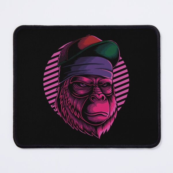 Item preview, Cool Gorilla Head Mascot Cartoon Illustration - Trendy Colorful Abstract Gorilla Tee Design Gift Idea For Gorilla Lovers designed and sold by Prince - Bestseller ★★★★★.