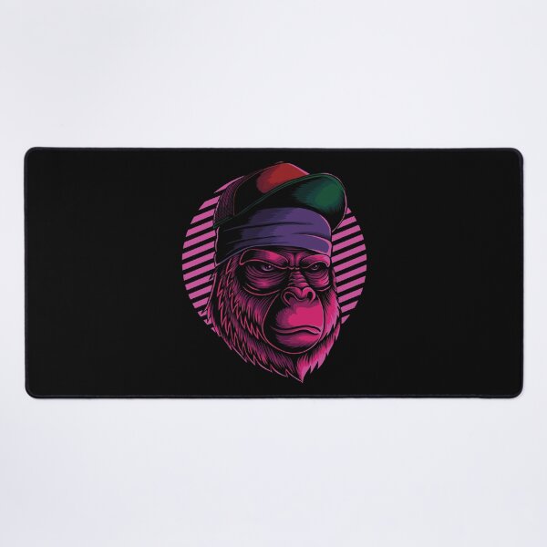 Item preview, Cool Gorilla Head Mascot Cartoon Illustration - Trendy Colorful Abstract Gorilla Tee Design Gift Idea For Gorilla Lovers  designed and sold by Prince - Bestseller ★★★★★.