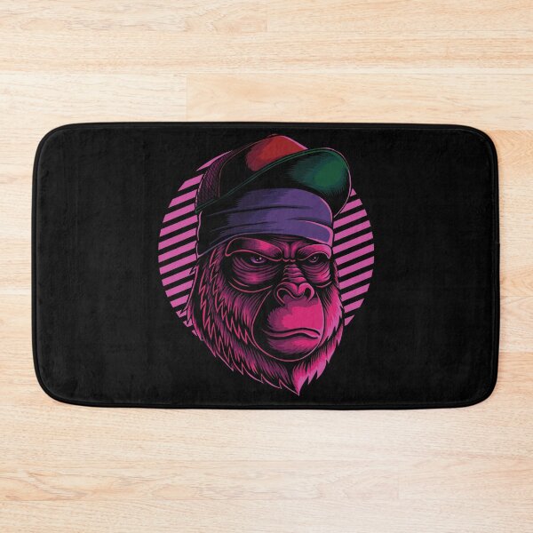 Item preview, Cool Gorilla Head Mascot Cartoon Illustration - Trendy Colorful Abstract Gorilla Tee Design Gift Idea For Gorilla Lovers  designed and sold by Prince - Bestseller ★★★★★.