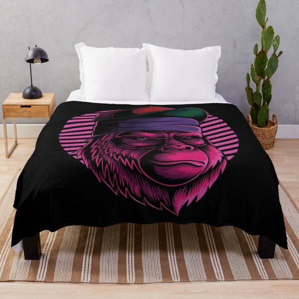 Item preview, Cool Gorilla Head Mascot Cartoon Illustration - Trendy Colorful Abstract Gorilla Tee Design Gift Idea For Gorilla Lovers  designed and sold by Prince - Bestseller ★★★★★.