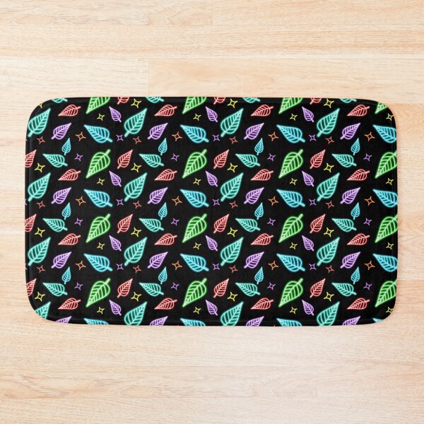 Item preview, Bright colorful neon leaves repeating pattern designed and sold by Designbyfia.