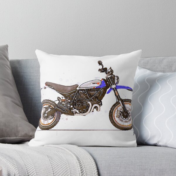 Item preview, Watercolor Italian Scrambler Motorcycle - original watercolor by Vart. designed and sold by vartstudio.