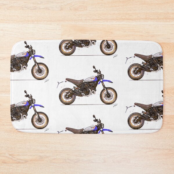 Item preview, Watercolor Italian Scrambler Motorcycle - original watercolor by Vart. designed and sold by vartstudio.