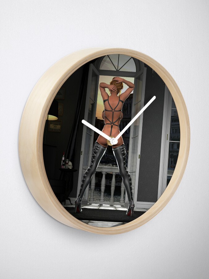 Alternate view of Sexy View  Clock