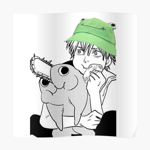 Froggy hat Denji - CSM Poster