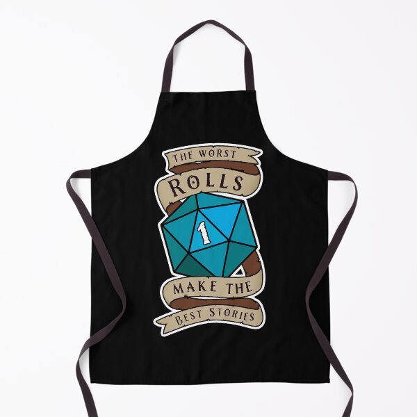 Item preview, The Worst Rolls Make The Best Stories - Natural 1 - Critical Fail - D&D Blue Novelty designed and sold by SqrlStudios.