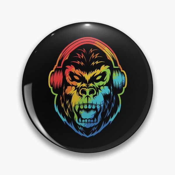 Item preview, Cool Gorilla Head designed and sold by Prince - Bestseller ★★★★★.