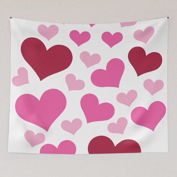 Item preview, Hearts | Love | Pink | Oval | White designed and sold by Wintre2.
