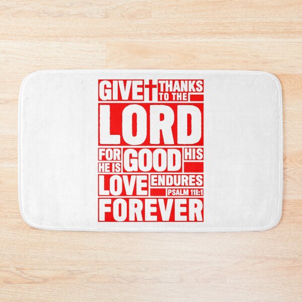 Item preview, Psalm 118:1 Give thanks to the LORD designed and sold by plushism.