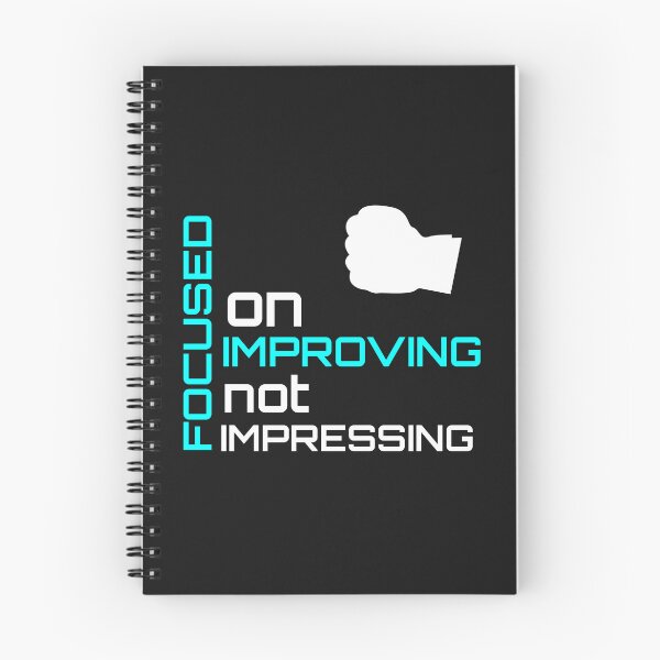 Item preview, focused on improving not impressing shirt designed and sold by Crystakim.