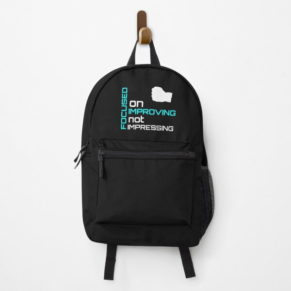 Item preview, focused on improving not impressing shirt designed and sold by Crystakim.