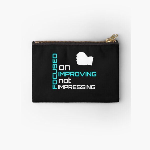 Item preview, focused on improving not impressing shirt designed and sold by Crystakim.