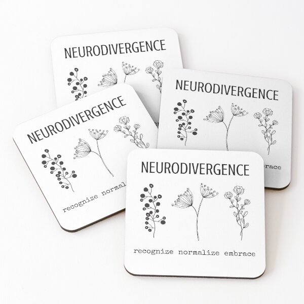 Item preview, Neurodivergence Floral designed and sold by LibbyKochWrites.