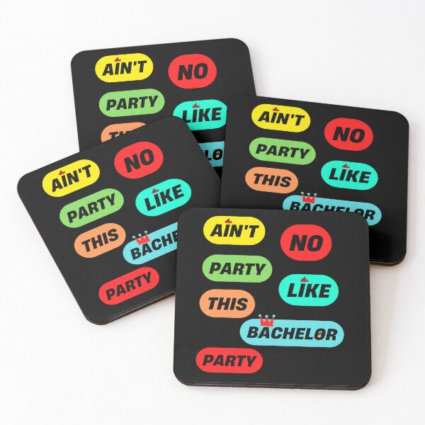 Item preview, Ain't no party like this bachelor party designed and sold by Tropium-Designs.