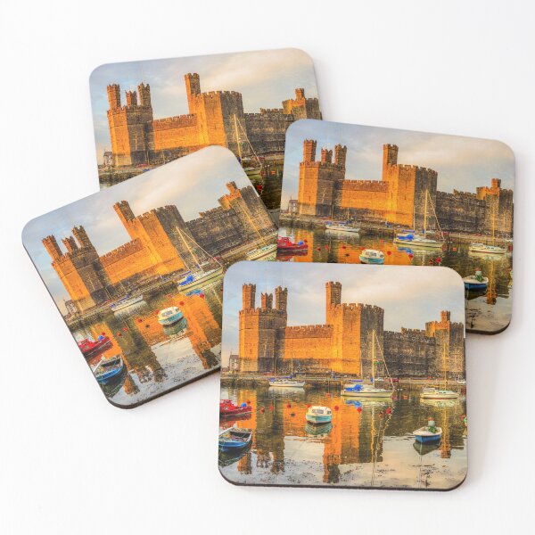 Item preview, Caernarfon Castle Panoramic designed and sold by Paul Thompson Photography.