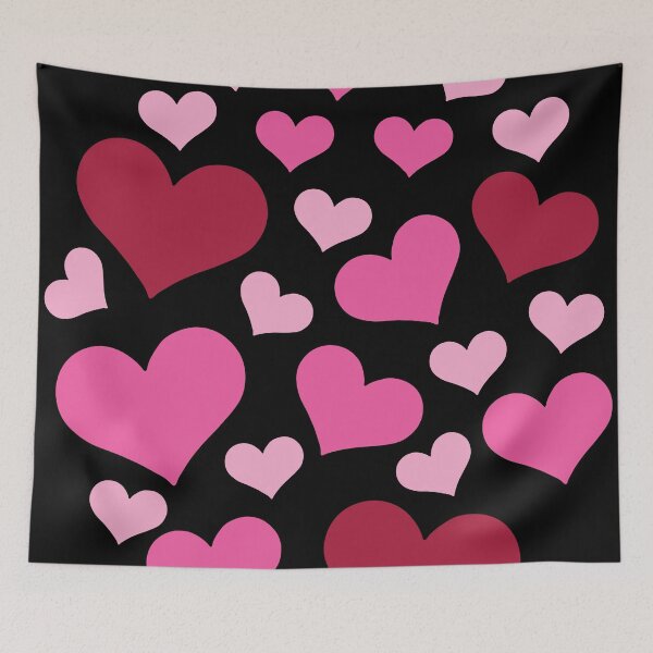 Item preview, Hearts | Love | Pink | Oval | Black designed and sold by Wintre2.