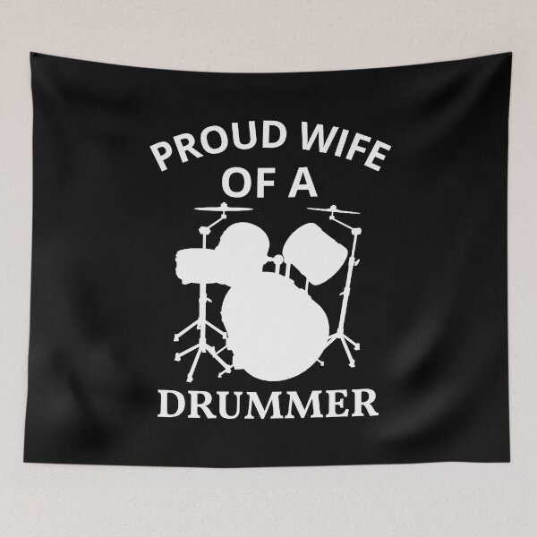 Item preview, Proud Wife of a Drummer designed and sold by manishfzr1995.